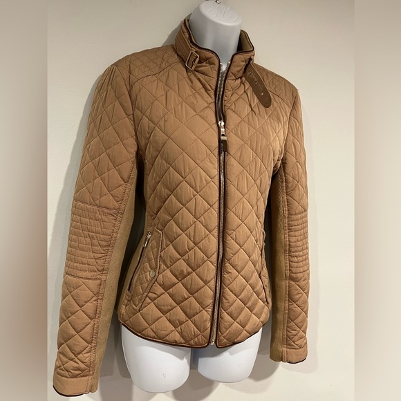 ZARA quilted beige classy coat/ Jacket - Picture 4 of 16